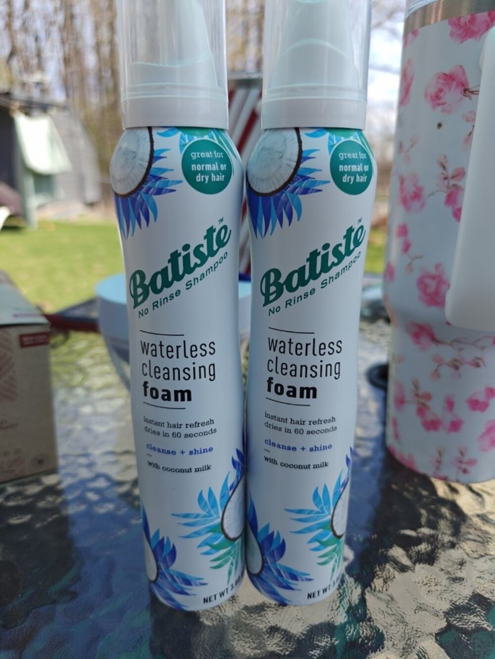 Batiste Waterless Cleansing Foam / Cleanse + Shine with Coconut Milk - 2 Pack